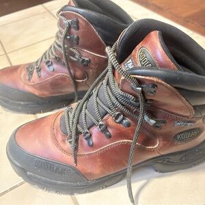 Kodiak Men's Rugged Brown Leather Boots